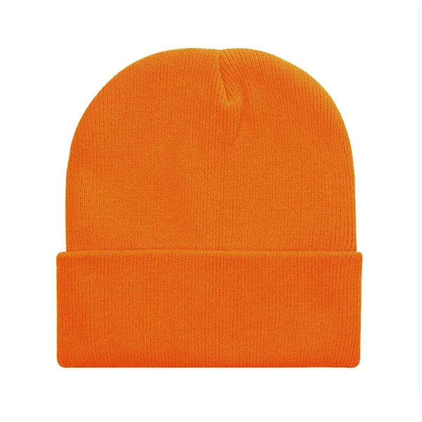 Fluorescent Winter Knit Beanie Hat