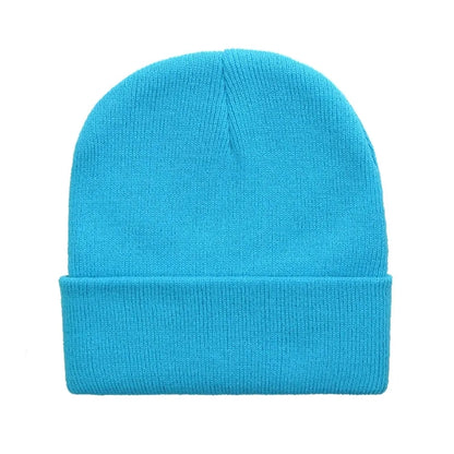 Fluorescent Winter Knit Beanie Hat