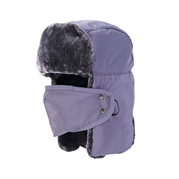 Windproof Winter Trapper Hat with Mask