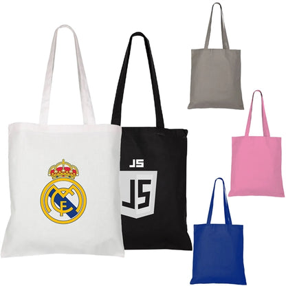7 Oz. Multi Color Cotton Canvas Tote Bags (15" X 16")