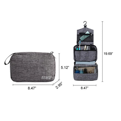 Hanging Travel Toiletry Bag for Men & Women