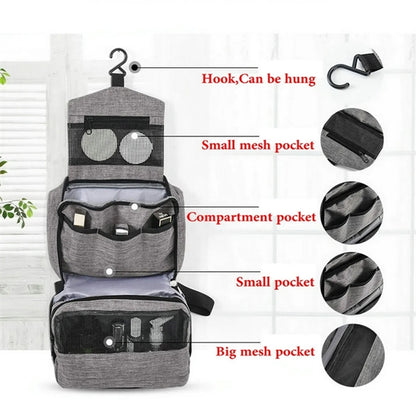 Hanging Travel Toiletry Bag for Men & Women
