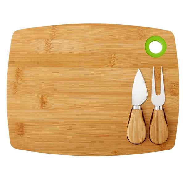 Bamboo Cheese Board Charcuterie Set