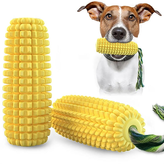 Corn Sounding Dog Toy Teething Stick