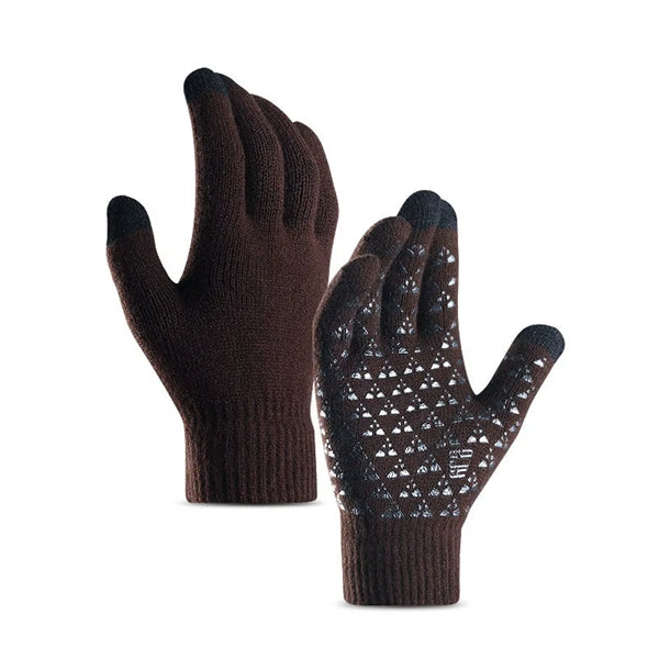 Winter Knit Cycling Gloves with Touch Screen Finger
