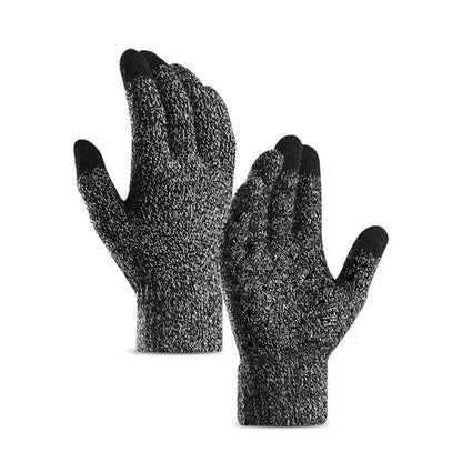 Winter Knit Cycling Gloves with Touch Screen Finger