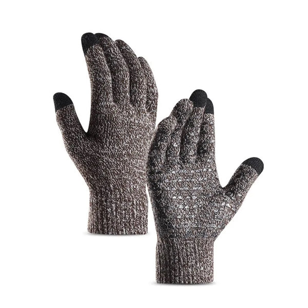 Winter Knit Cycling Gloves with Touch Screen Finger
