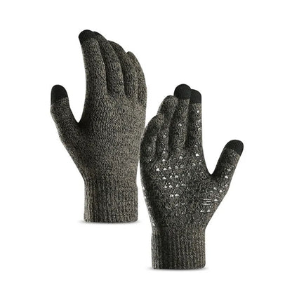 Winter Knit Cycling Gloves with Touch Screen Finger