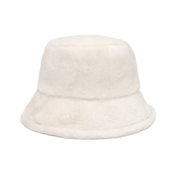 Winter Warm Fuzzy Bucket Hats for Women