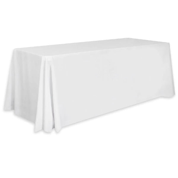 6' ECONOMY 3-SIDED 7.5 OZ. POLYESTER TABLE THROW