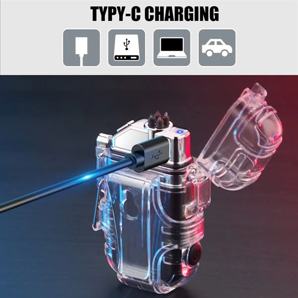 Rechargeable Dual Arc Lighters With Cob