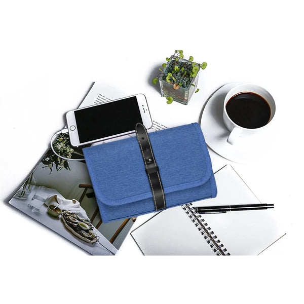 Custom Portable Compact Travel Electronics Organizer Bag
