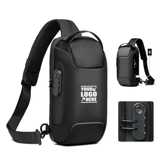 Anti-Theft Sling Bag with Lock