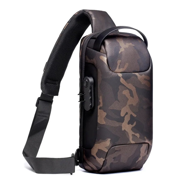Anti-Theft Sling Bag with Lock