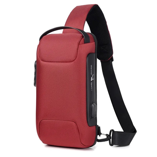 Anti-Theft Sling Bag with Lock