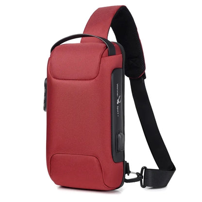 Anti-Theft Sling Bag with Lock