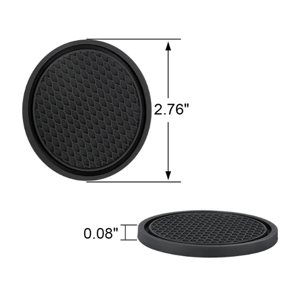 5 Pack Universal Non-Slip Waterproof Car Cup Holder Coaster