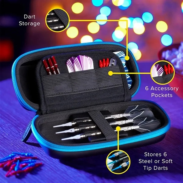 Case Holds 6 Darts Ideal for Flights Tips and Shafts