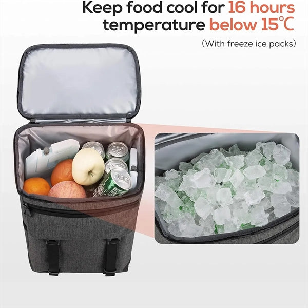Custom Large Pockets Leakproof Insulated Cooler Backpack