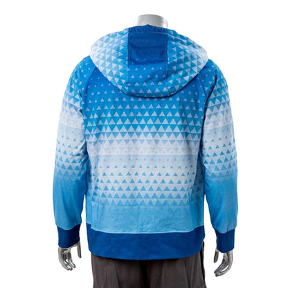 Full Color Reactive Digital Print Zipper Hoodie w/ Pocket
