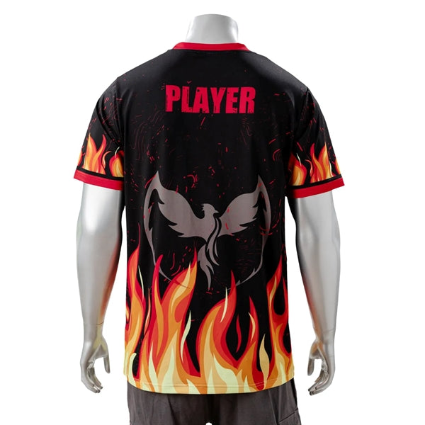 75D Fluorescent Digital Print Men's Short Sleeve T-Shirt