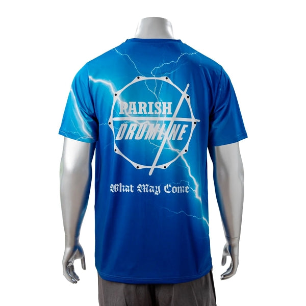75D Fluorescent Digital Print Men's Short Sleeve T-Shirt