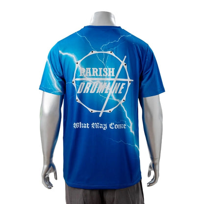 75D Fluorescent Digital Print Men's Short Sleeve T-Shirt
