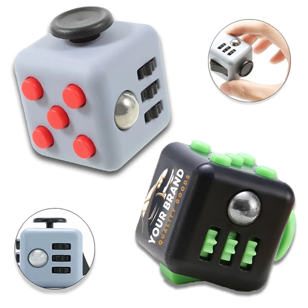 4 Pcs Portable Funny Stress Anxiety Relief Cube Toy