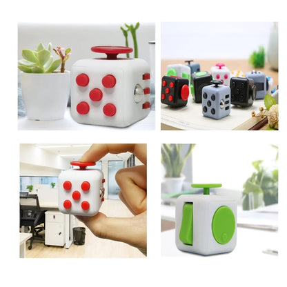 4 Pcs Portable Funny Stress Anxiety Relief Cube Toy