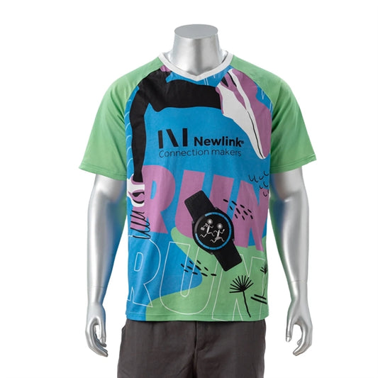 100% Cotton Full Color Pigmented Print Men's Raglan T-Shirt