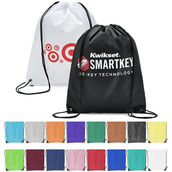 Rock'it 3-Day 210D Polyester Cinch Backpack Drawstring Bag