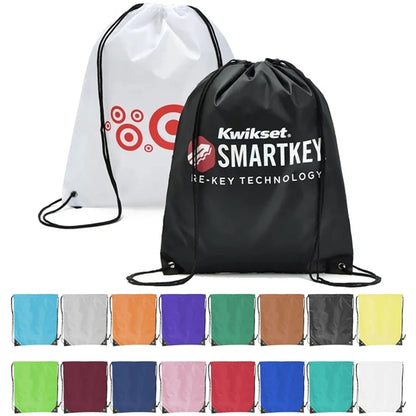 Rock'it 3-Day 210D Polyester Cinch Backpack Drawstring Bag