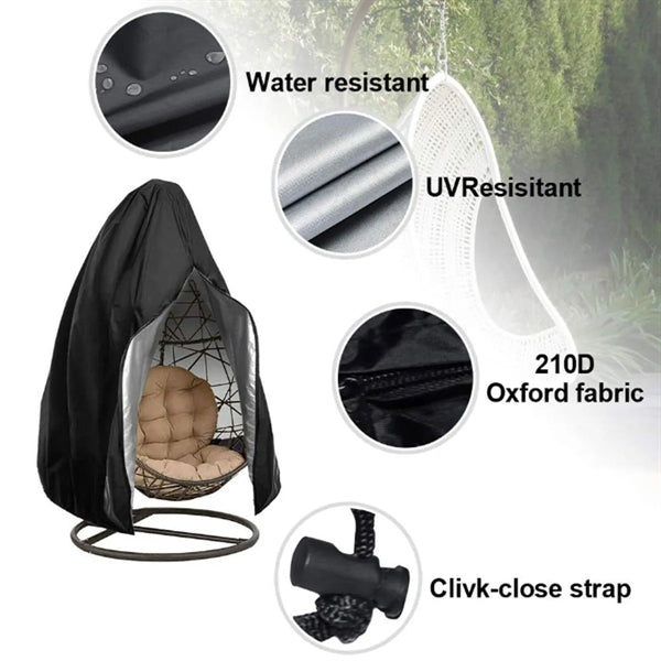 Oxford Fabric Waterproof Outdoor Hanging Egg Chair Cover