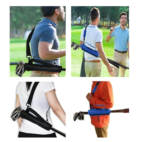 Outdoor Portable Nylon Foldable Golf Club Travel Carry Bag