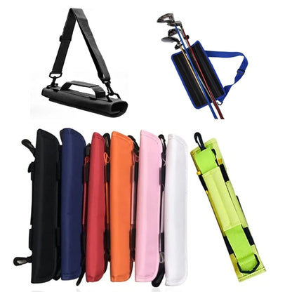 Outdoor Portable Nylon Foldable Golf Club Travel Carry Bag