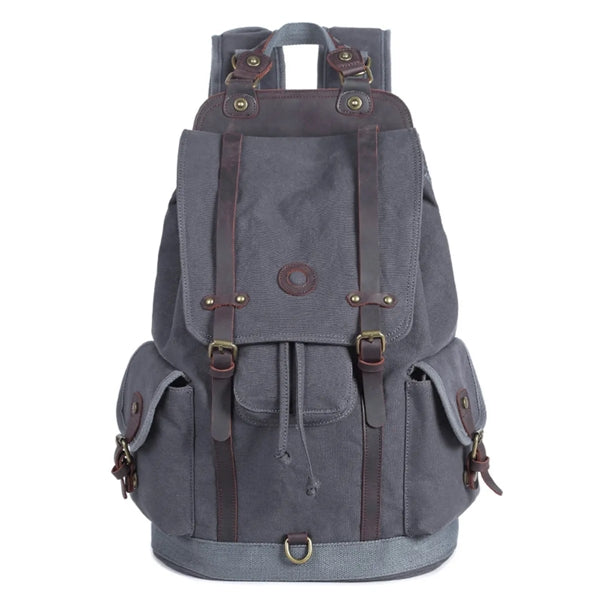 Men's Canvas Travel Duffel Backpack Outdoor Sports Bag