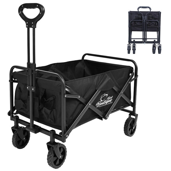 Custom Foldable Large Capacity Camping Trolley Storage Cart
