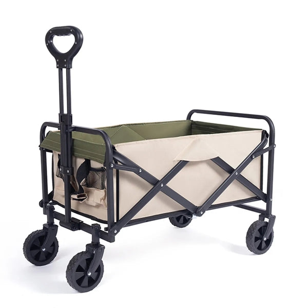 Custom Foldable Large Capacity Camping Trolley Storage Cart