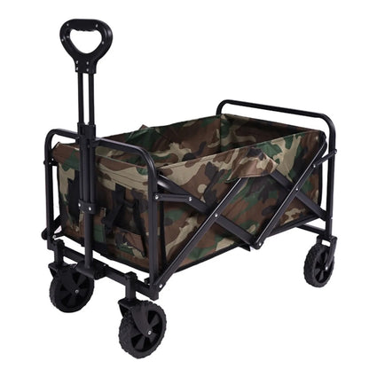 Custom Foldable Large Capacity Camping Trolley Storage Cart