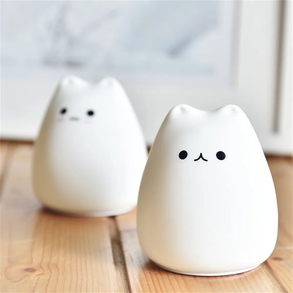 Cute Cat Lamp Night Light for Kids Birthday Gifts