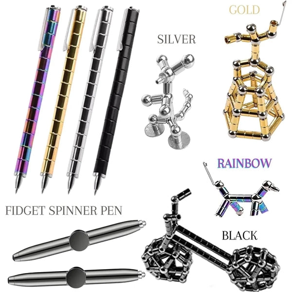 Mutifunction Decompression Magnetic Fidget  Pen