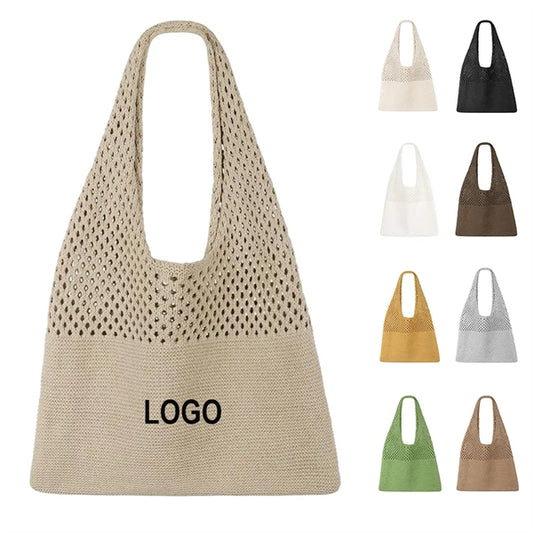 Crochet Mesh Beach Tote Bag