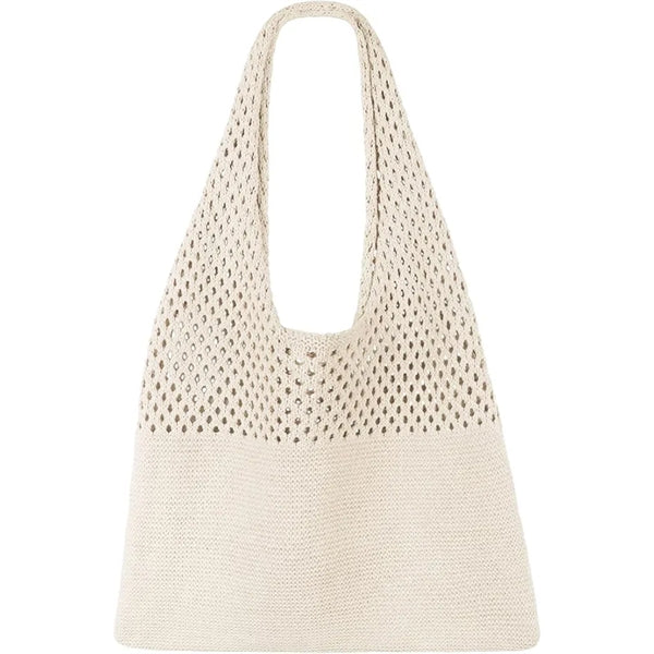 Crochet Mesh Beach Tote Bag