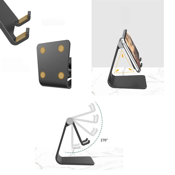 Mini Portable Anti-Slip Desk Adjustable Cell Phone Stand