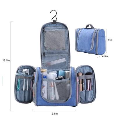 Pu Leather Hanging Travel Toiletry Bag All-Over Printing