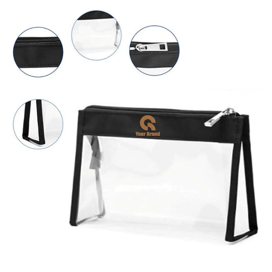 2 Pack Waterproof Durable Clear Makeup Bag