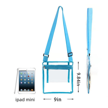Clear Crossbody Bag Purse for Outdoors Travel