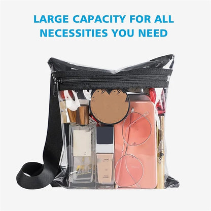 Clear Crossbody Bag Purse for Outdoors Travel