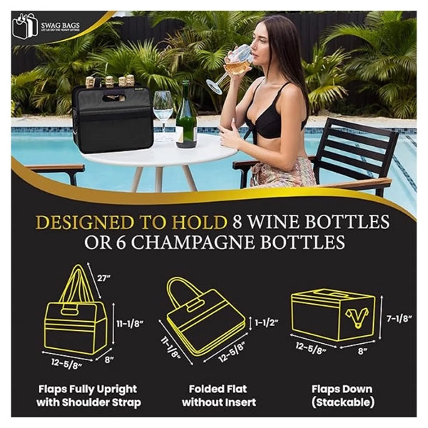 Foldable Multiuse Bottle Carrier Tote Bag