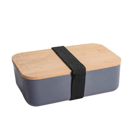 Custom Wood Bento Lunch Box Set (W/ Fork, Spoon Knife)